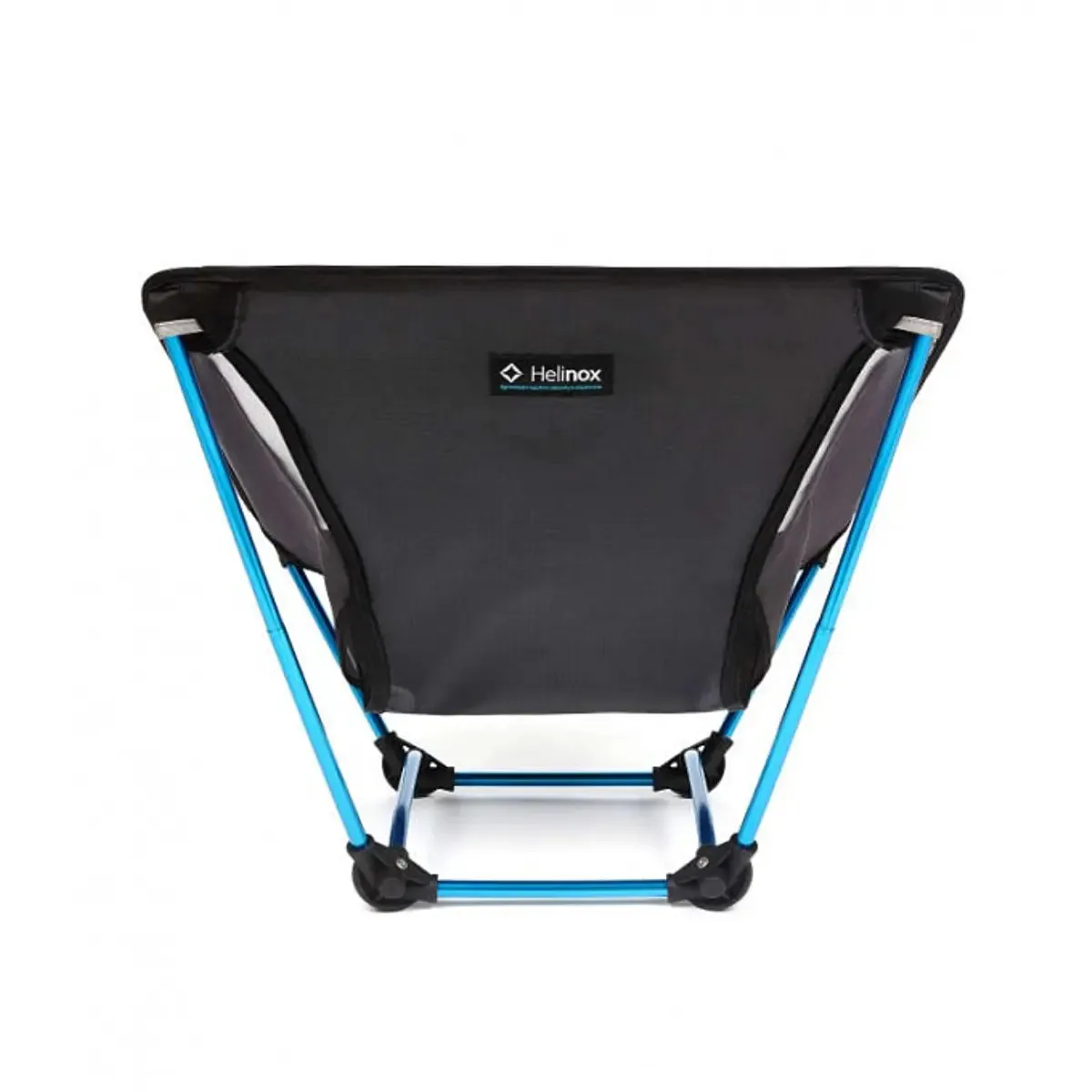Helinox Ground Chair - Compact Camping Chair - Black / Cyan