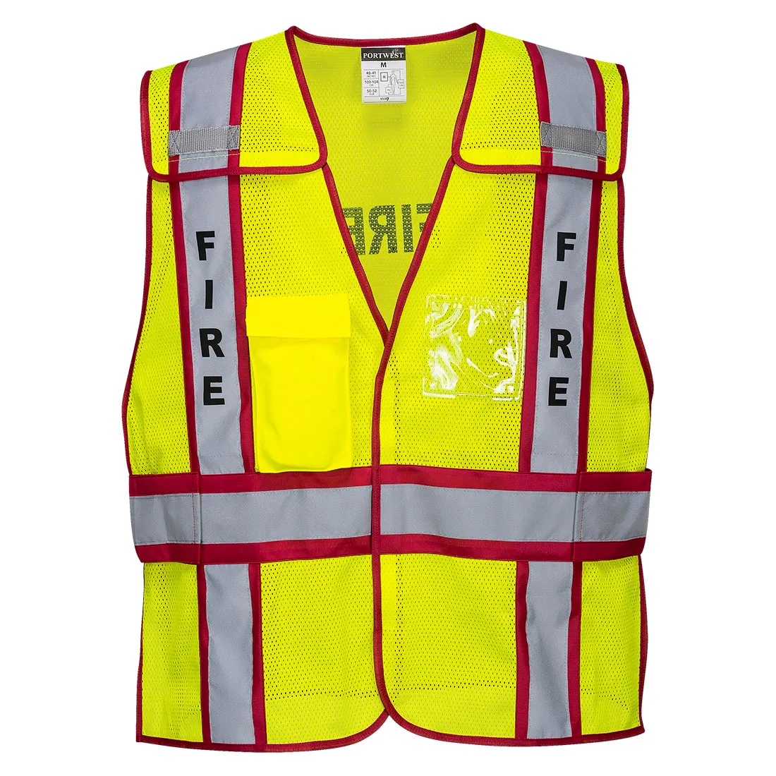 Hi-Vis Public Safety Vest US387 - Durable, Lightweight, Reflective, Adjustable for Law Enforcement & Public Safety Use