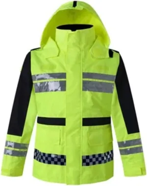 Hi Vis Vests, Adult Reflective Suit Safety Jacket Polyester High-Visibility Waterproof Overalls Reflective Safety Vest