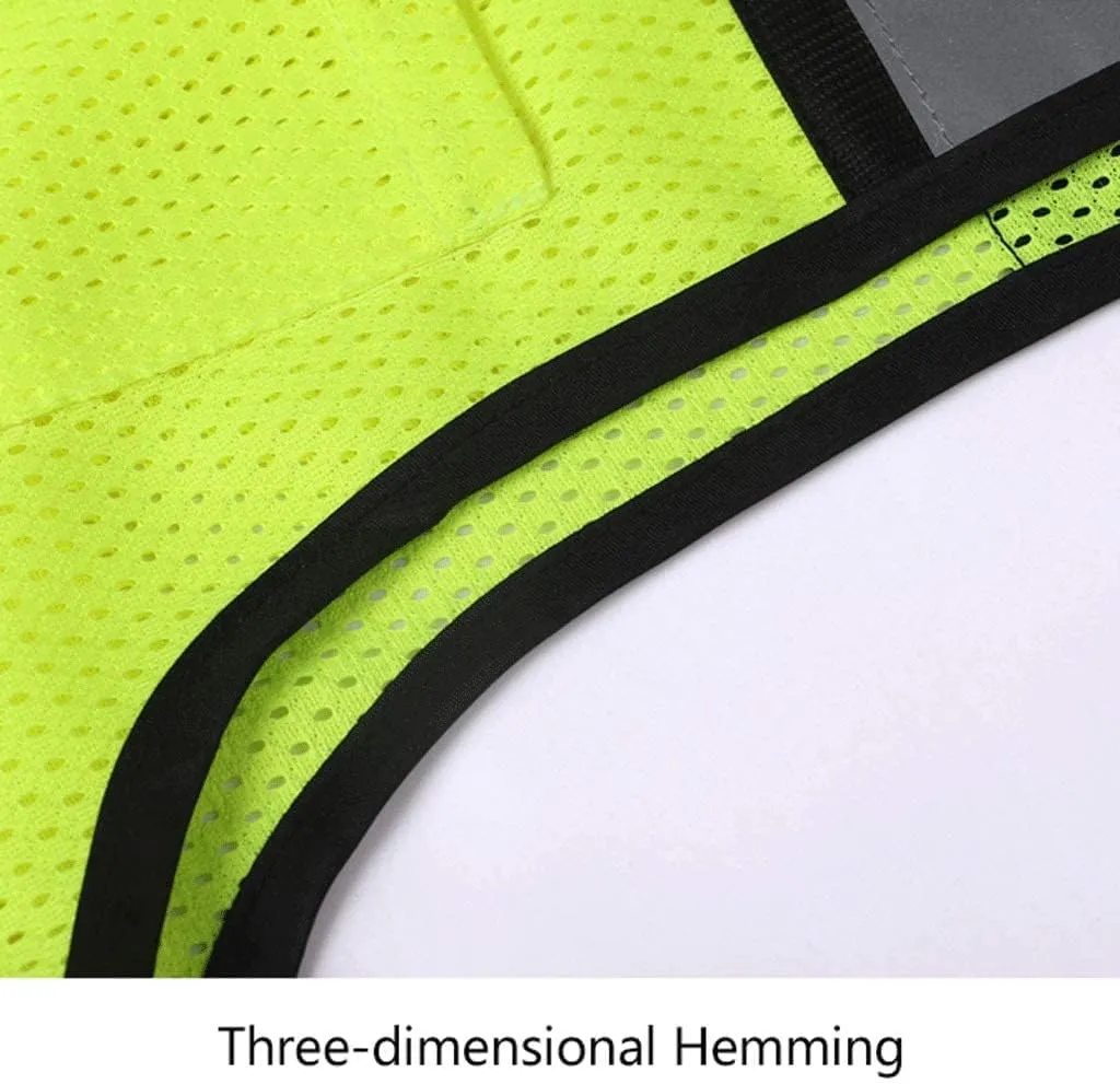Hi Vis Vests, Breathable Reflex Suit, Safety Vest Reflex Grid High Visibility Work Clothes Reflective Safety Vest