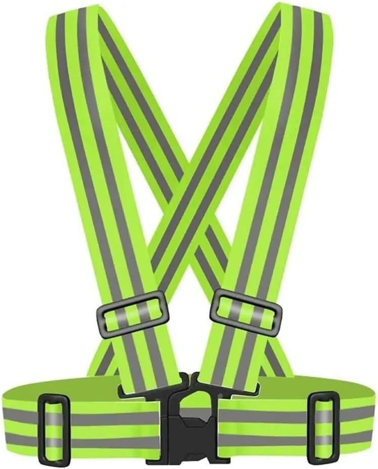 Hi Vis Vests, Reflective Elastic Harness Vest Reflective Safety Vest Cycling Night Outdoor Reflective Safety Vest