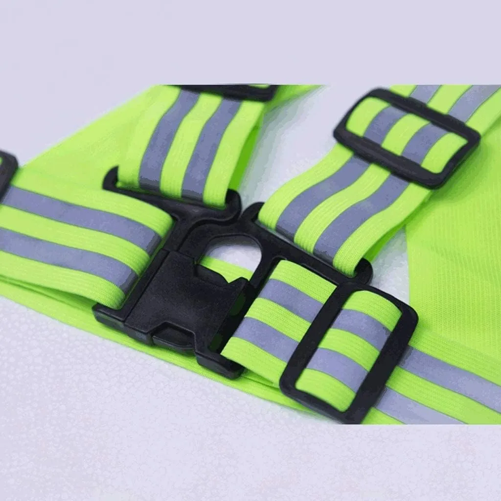 Hi Vis Vests, Reflective Elastic Harness Vest Reflective Safety Vest Cycling Night Outdoor Reflective Safety Vest