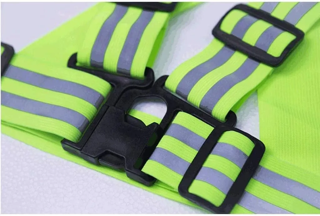 Hi Vis Vests, Reflective Elastic Harness Vest Reflective Safety Vest Cycling Night Outdoor Reflective Safety Vest