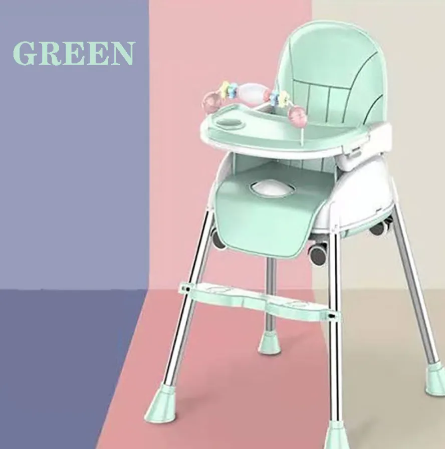 High Chair Adjustable Multi Functional (4 Colours)