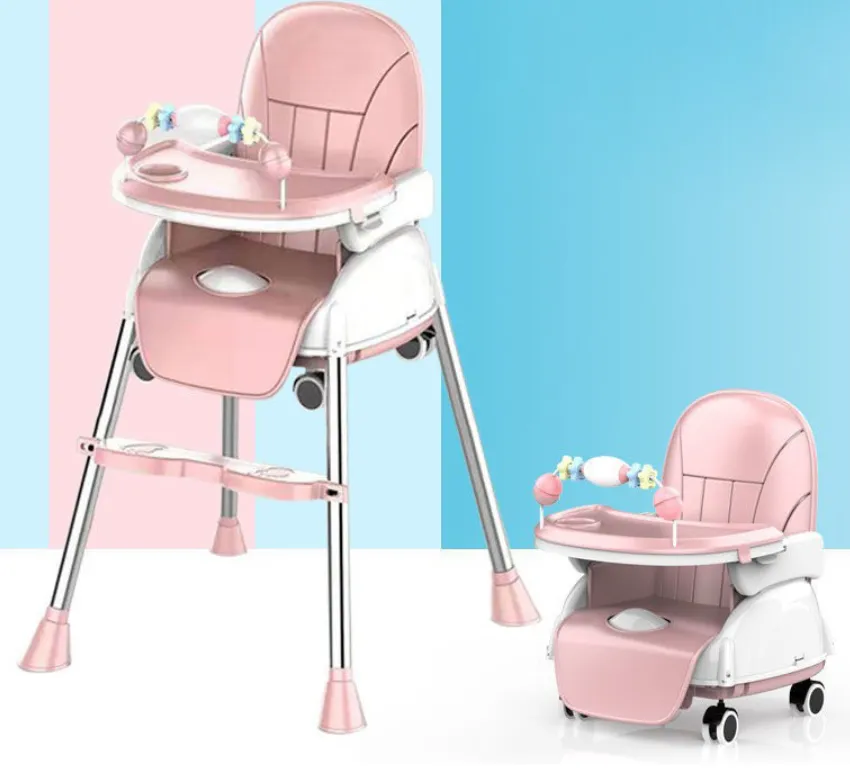 High Chair Adjustable Multi Functional (4 Colours)