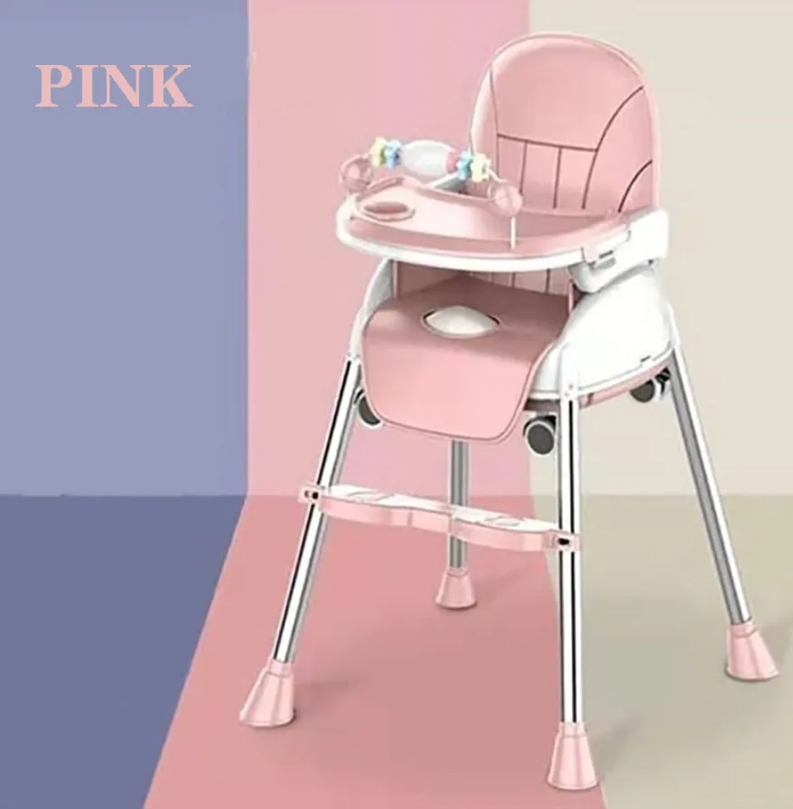 High Chair Adjustable Multi Functional (4 Colours)