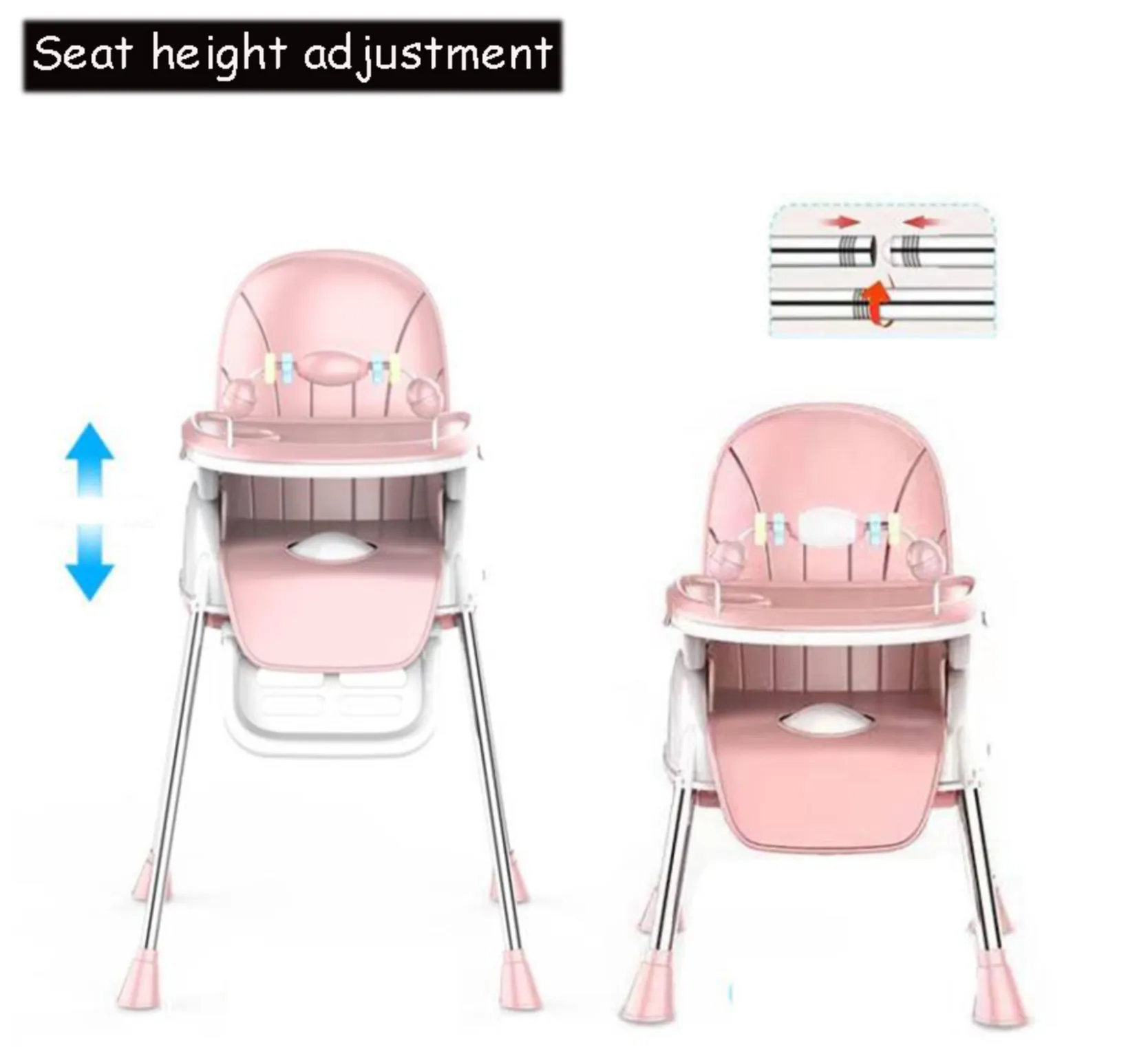 High Chair Adjustable Multi Functional (4 Colours)