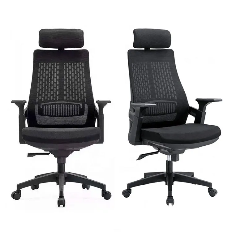 High quality mesh office chair ergonomic office chair mesh chair fabric padded seat with injection molded foam inside