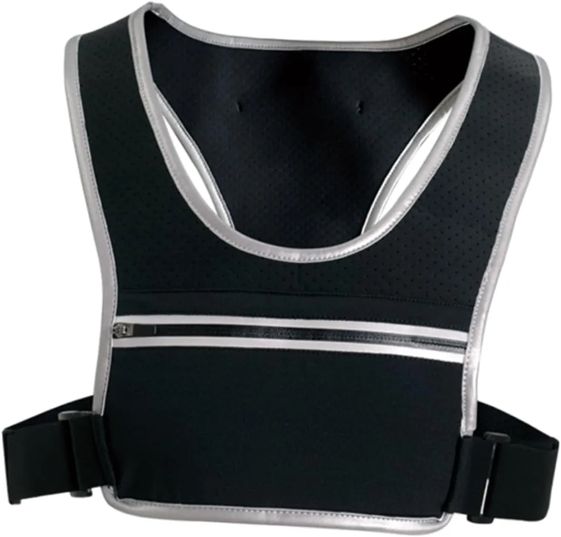 High Visibility Running Vest Chest Bag Phone Holder Reflective Vest for Night