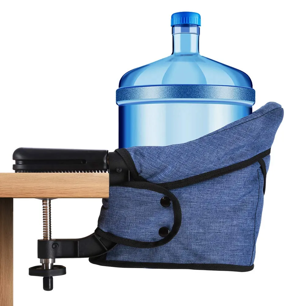 Hook On Chair, Portable Table High Chair, Folding Compact Baby Seat with Storage Bag for Indoor/Outdoor(Blue)