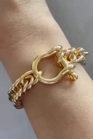 Horse Bit Carabiner Bracelet