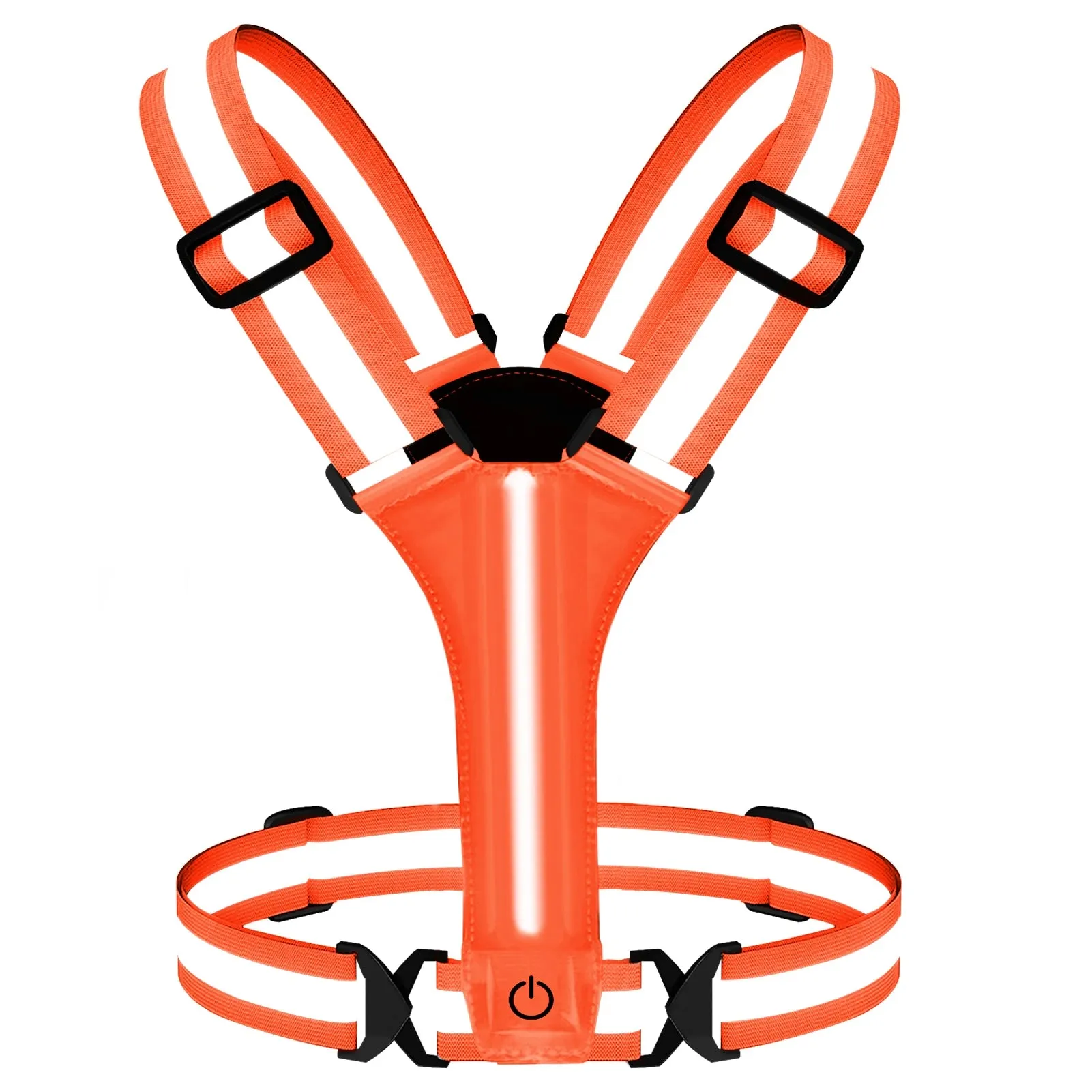 IlluminateSafe LED Safety Vest for Runners & Cyclists