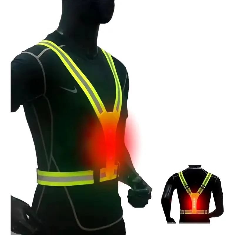 IllumiSafe LED Reflective Running and Cycling Vest