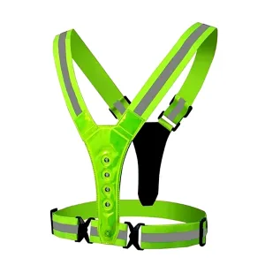 IllumiSafe LED Reflective Running and Cycling Vest