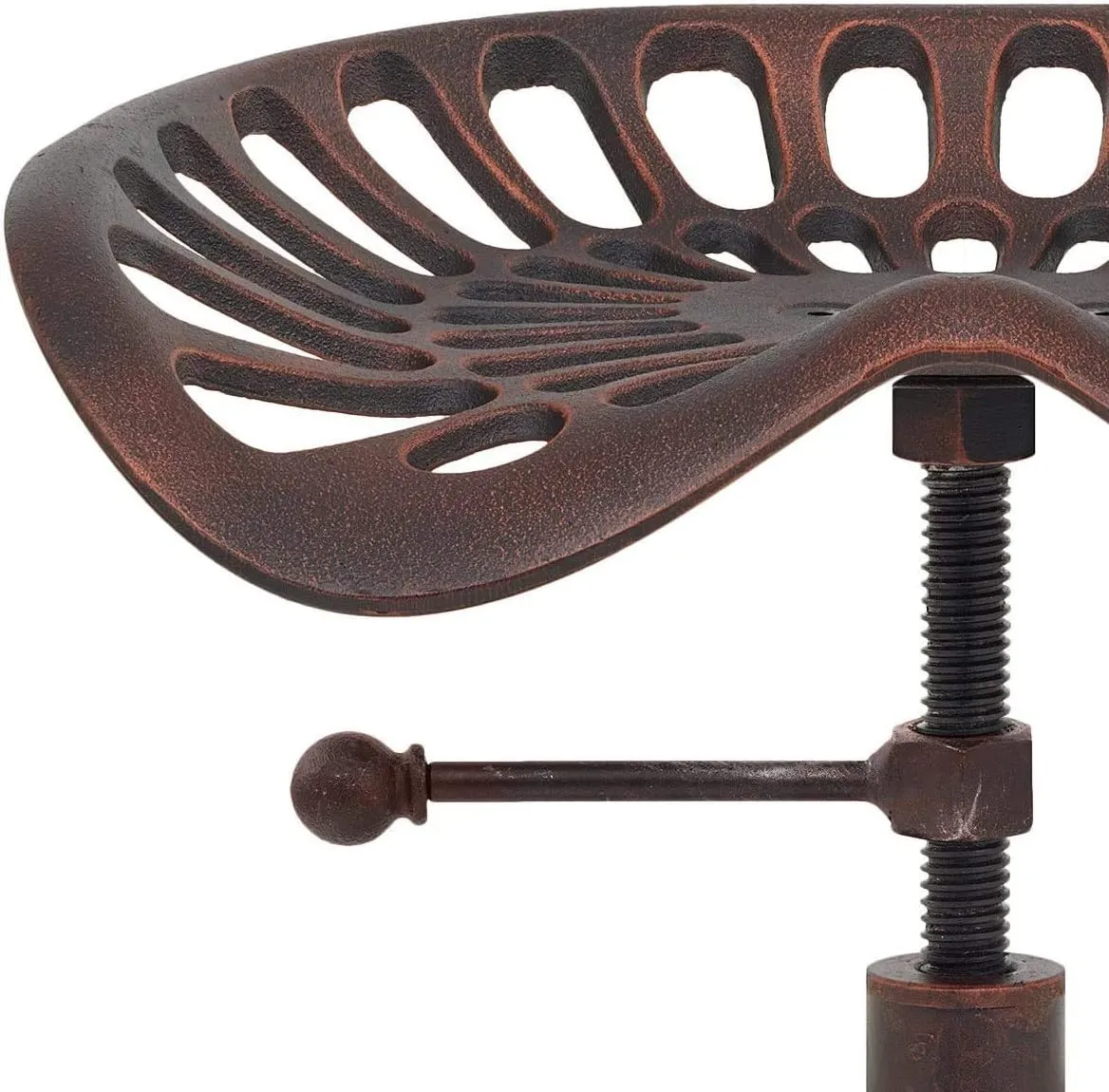Industrial Bar Stools-Swivel Tractor Seat-Bar Height Adjustable 23-31inch-Kitchen Island Dining Chair