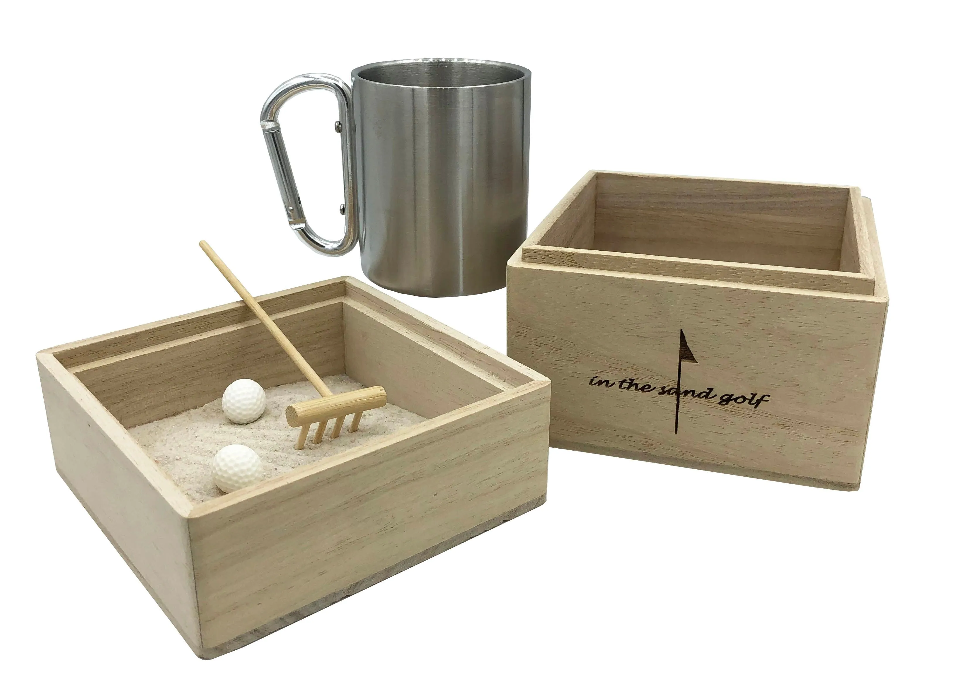 ITS GOLF Zen Garden with Carabiner Mug