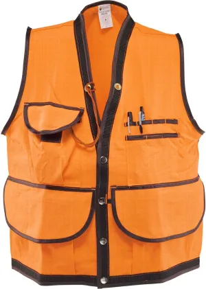 Jim-Gem Pro 10-Pocket 1000D Cordura Cruiser Vest, XX-Large, 46-49, Orange