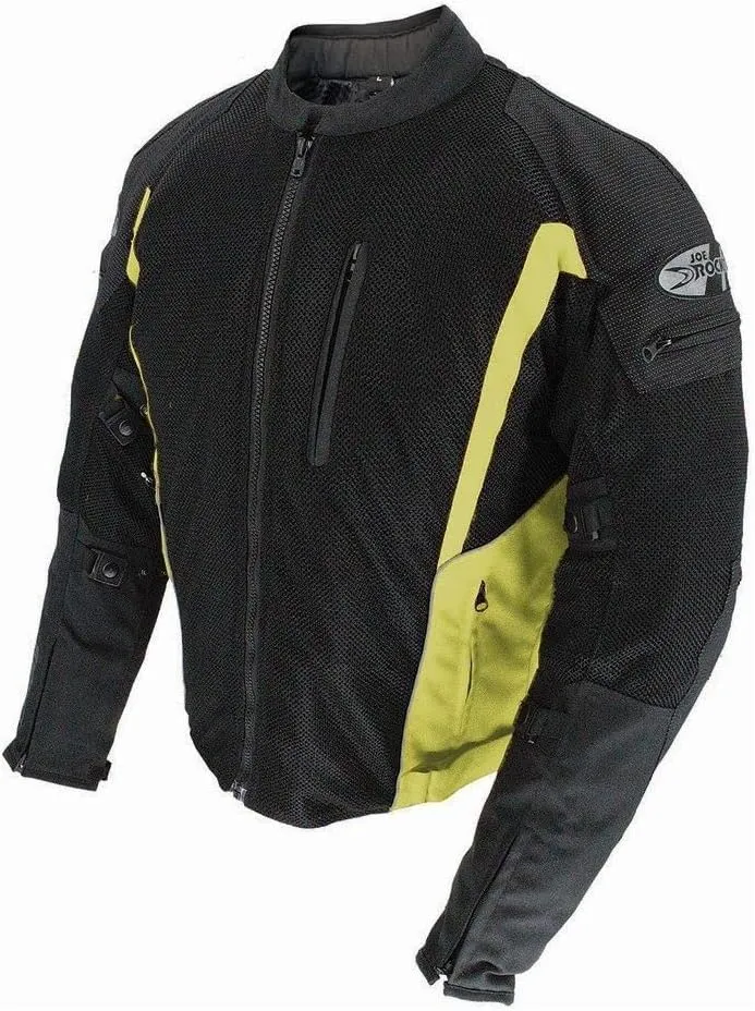 Joe Rocket Analog Men's Men's Street Motorcycle Jackets - Black/Hi-Viz/X-Large