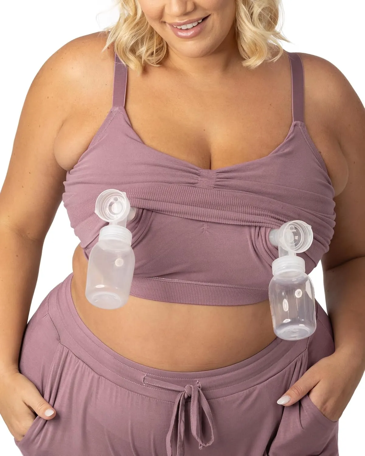 Kindred Bravely Sublime Wireless Comfort Sleep Pumping Bra | Seamless Hands-Free Pumping & Nursing Bra
