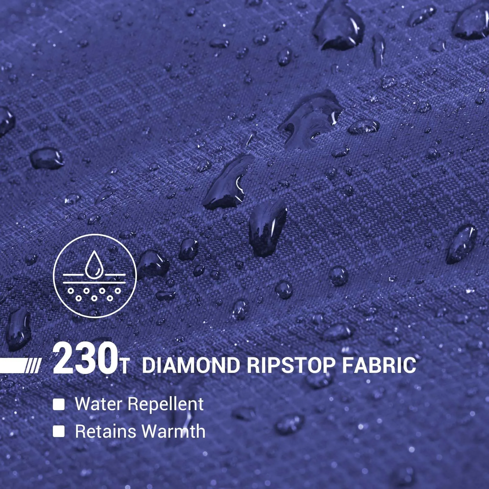 KingCamp FREESPACE 350 Flannel Sleeping Bag-Envelope With Hood
