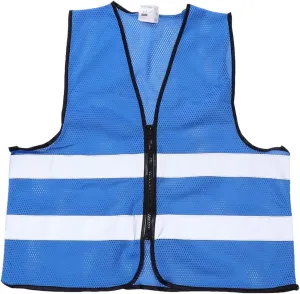Kisangel 6pcs Reflective Vests Women Visibility Running Vest Vest Night Cycling Vest Worker Vest Waistcoat Walking Running Equipment Safety Reflective Running Vest with Phone Pocket Blue