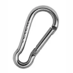 KONG CLASSIC STAINLESS STEEL CARABINER | AISI 316 | STRAIGHT GATE
