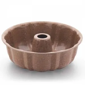 Korkmaz Torta Bundt Cake Pan, Granit Coating Cake Pan, 10 in