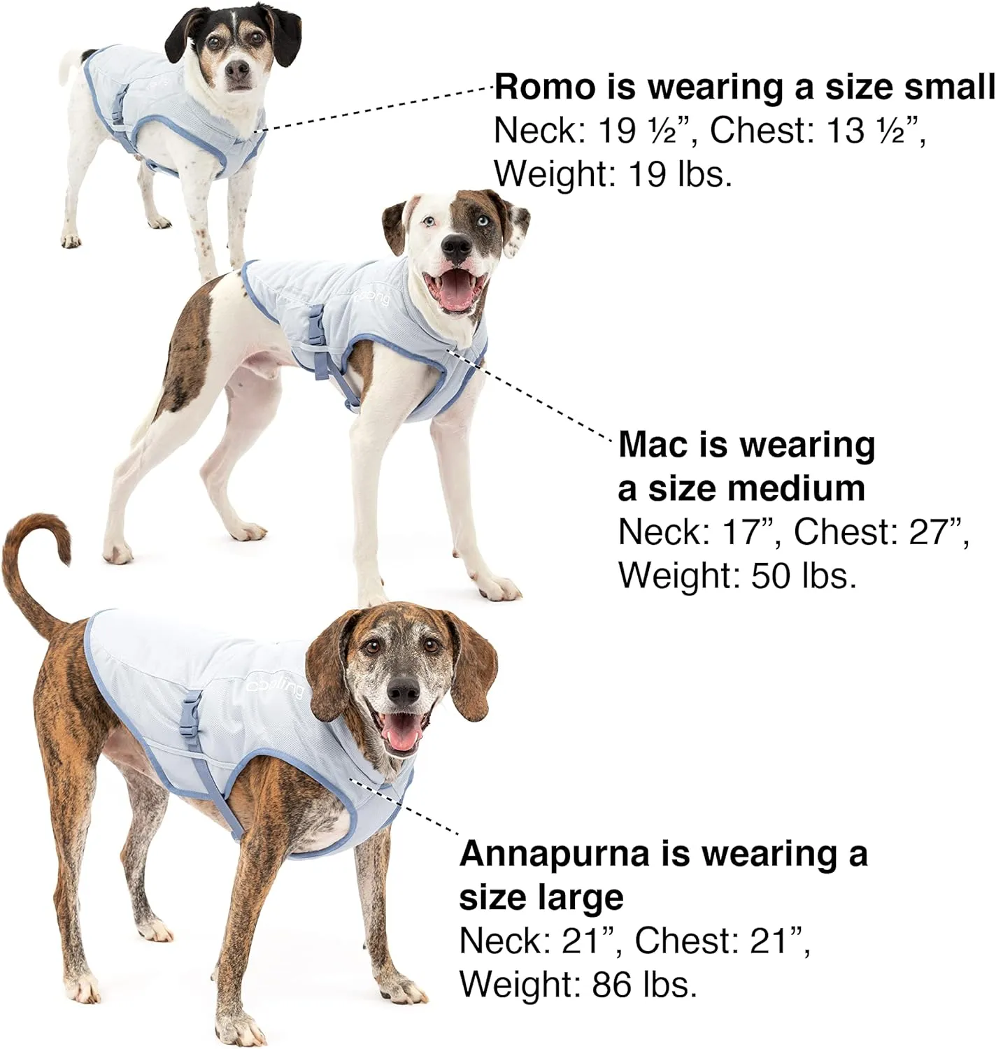 Kurgo Dog Core Cooling Vest, Cooling Jacket for Dogs, Evaporation Cooler Coat for Pets, Reflective Material, Adjustable Straps, Works with Harnesses & Collars, Heat Reflective (Large)