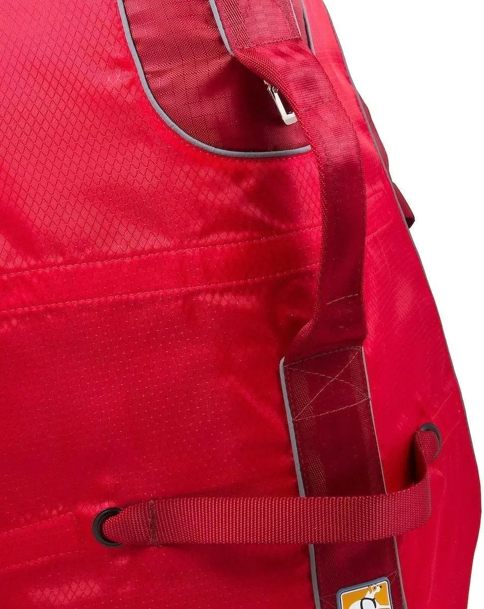Kurgo Surf n’ Turf Dog Life Jacket | Lifejacket for Dogs | Dog Water Life Vest | Kayak Life Jacket for Pets | Dog Rain Jacket | for Pool or Lake | Reflective | Machine Washable | Chili Red | 5 Sizes