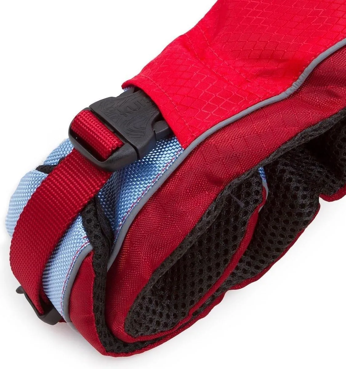 Kurgo Surf n’ Turf Dog Life Jacket | Lifejacket for Dogs | Dog Water Life Vest | Kayak Life Jacket for Pets | Dog Rain Jacket | for Pool or Lake | Reflective | Machine Washable | Chili Red | 5 Sizes