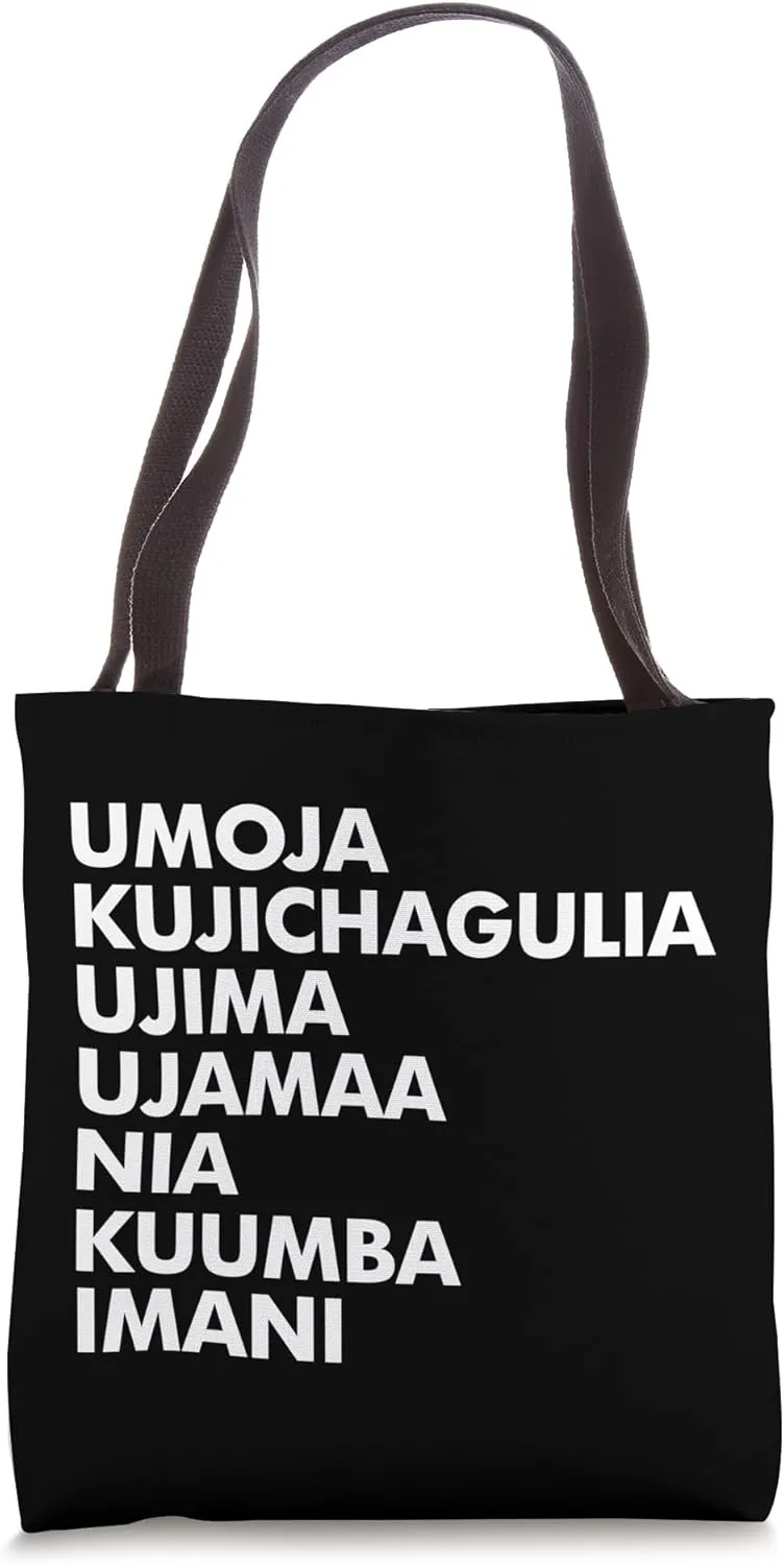 Kwanzaa - Seven Principles Tote Bag