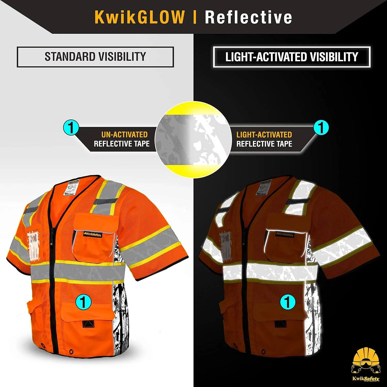 KwikSafety - Charlotte, NC - EXECUTIVE HIGHWAYBOSS Premium Safety Vest [LIMITED EDITION] Class 3 ANSI Tested OSHA Compliant