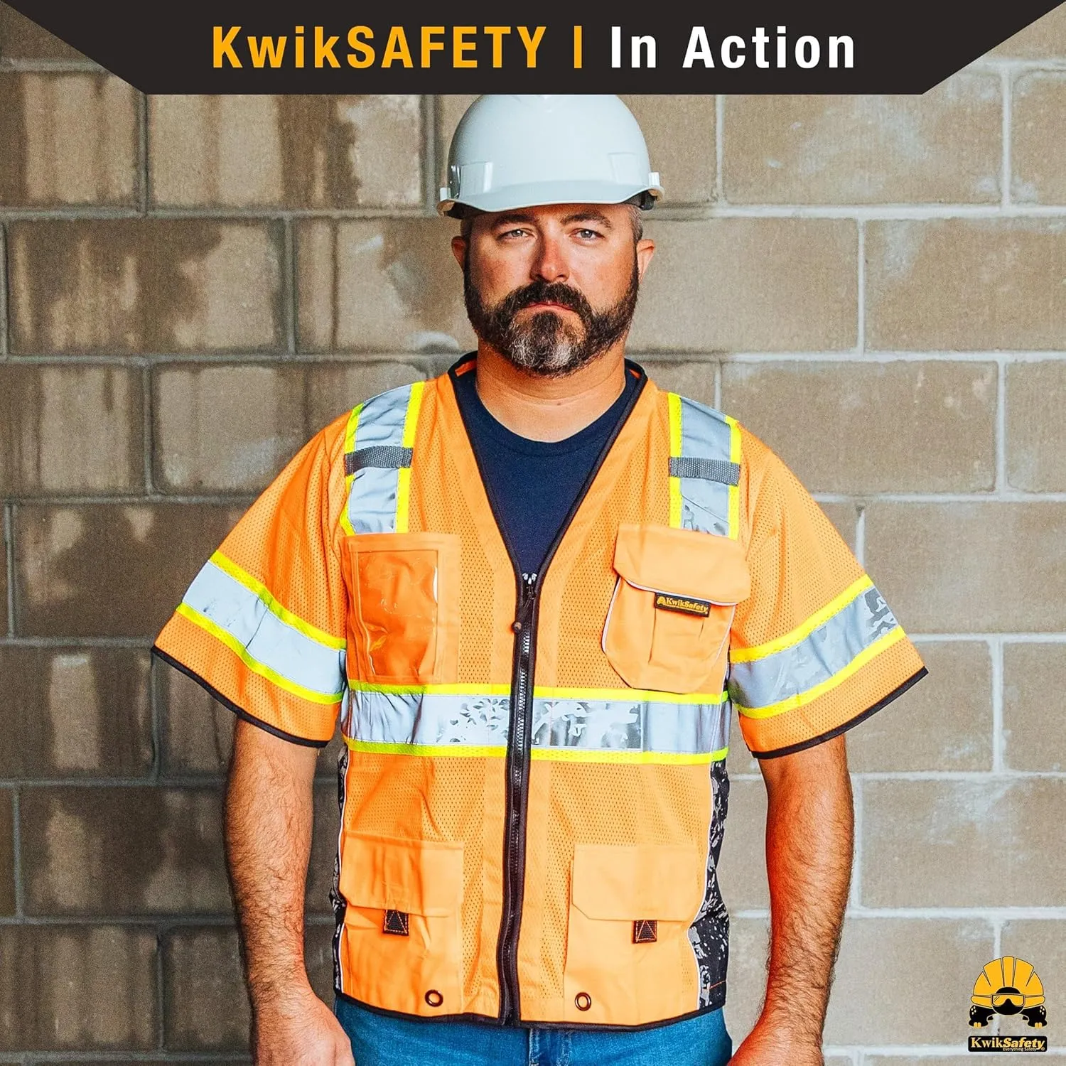 KwikSafety - Charlotte, NC - EXECUTIVE HIGHWAYBOSS Premium Safety Vest [LIMITED EDITION] Class 3 ANSI Tested OSHA Compliant