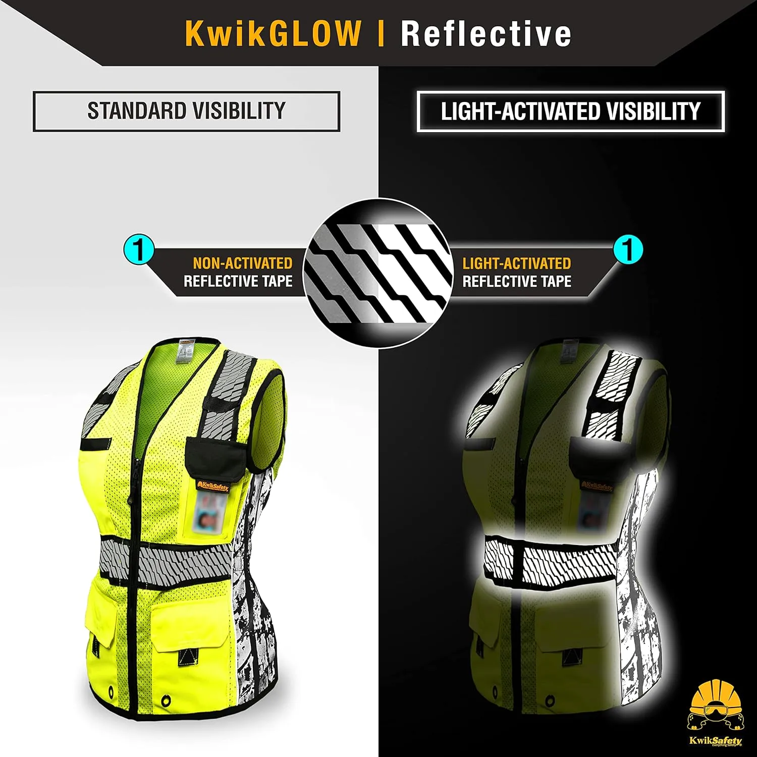 KwikSafety - Charlotte, NC - RoadBOSS Economy & Premium Safety Vest for Women [SNUG-FIT] Class 2 ANSI Tested OSHA