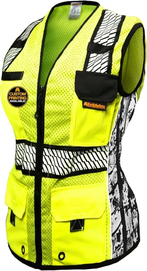 KwikSafety - Charlotte, NC - RoadBOSS Economy & Premium Safety Vest for Women [SNUG-FIT] Class 2 ANSI Tested OSHA