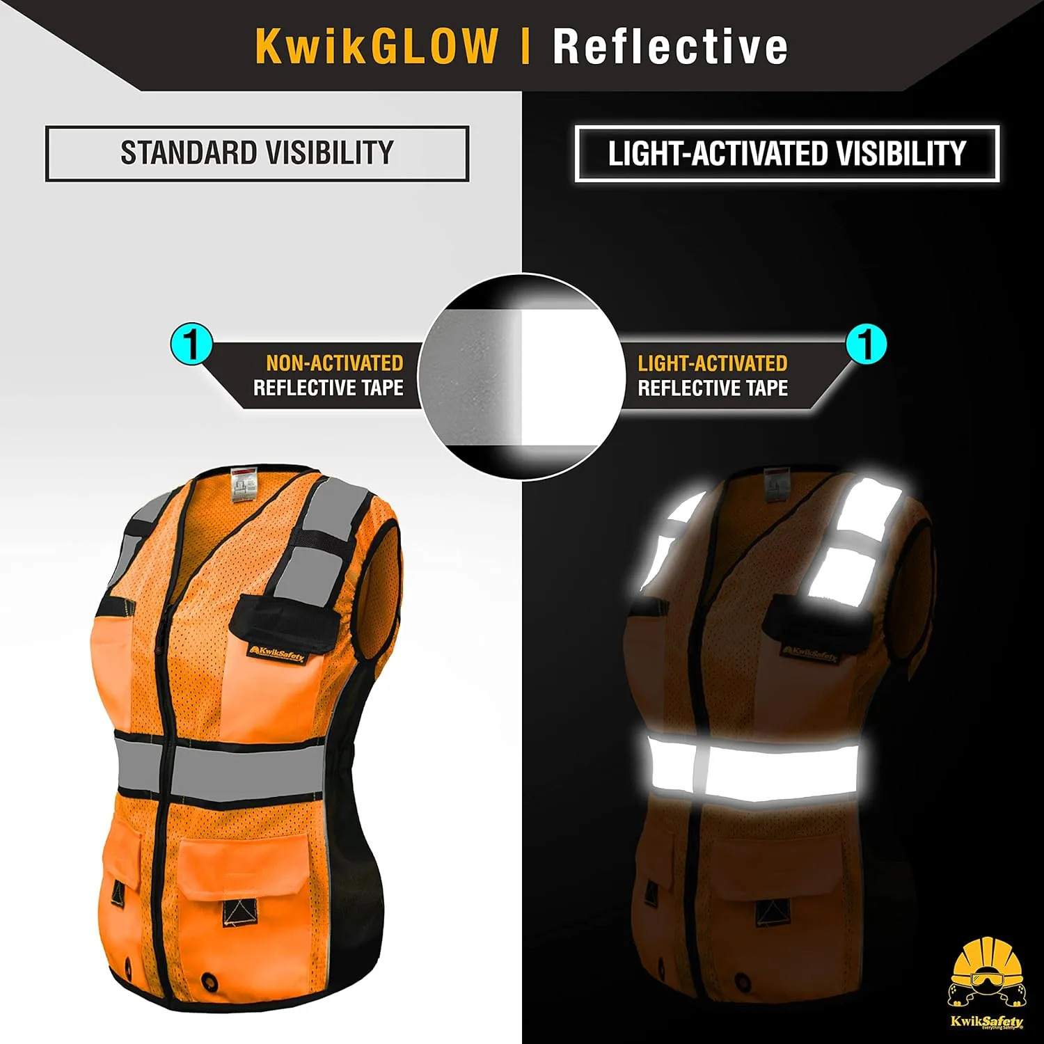 KwikSafety - Charlotte, NC - RoadBOSS Economy & Premium Safety Vest for Women [SNUG-FIT] Class 2 ANSI Tested OSHA