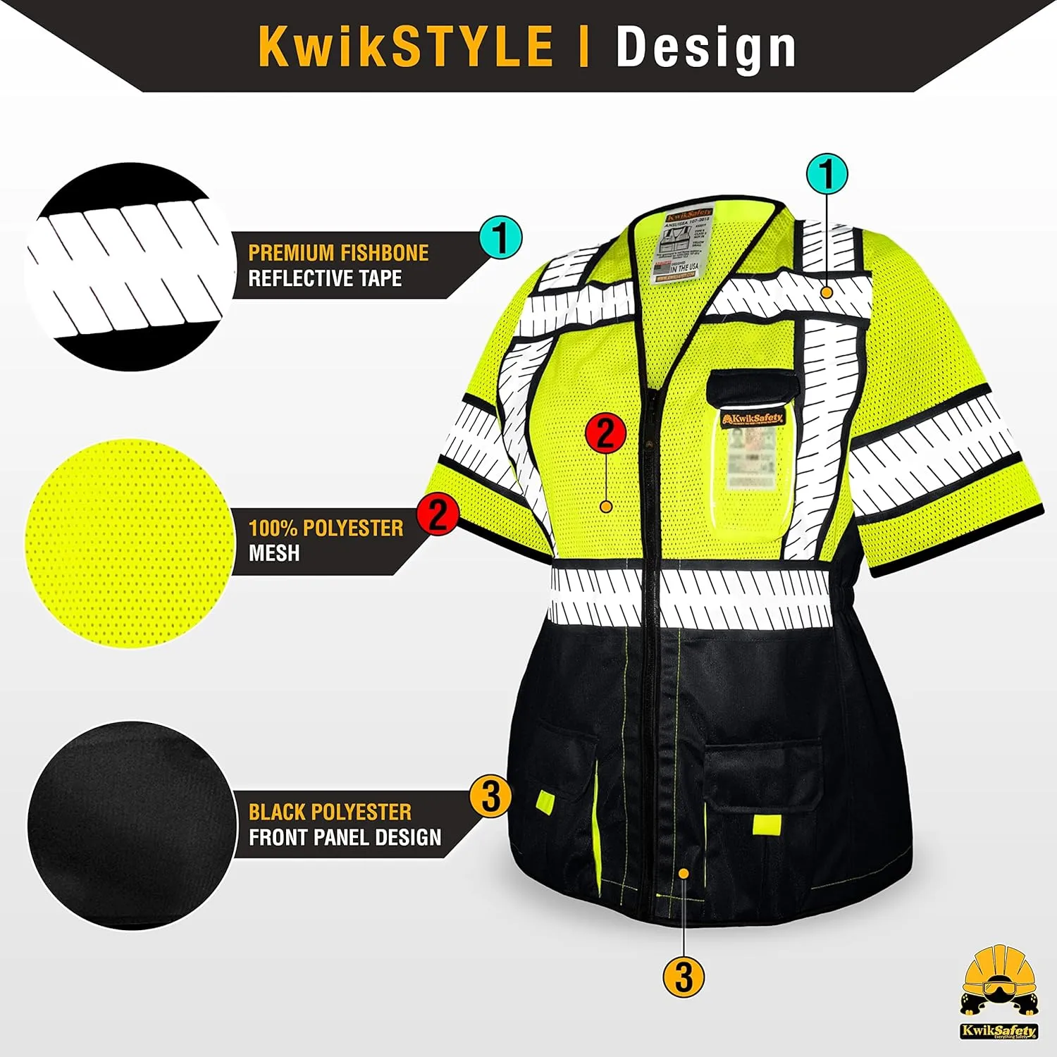 KwikSafety - Charlotte, NC - SHERIFF & SPECIALIST Safety Vest for Women ANSI OSHA