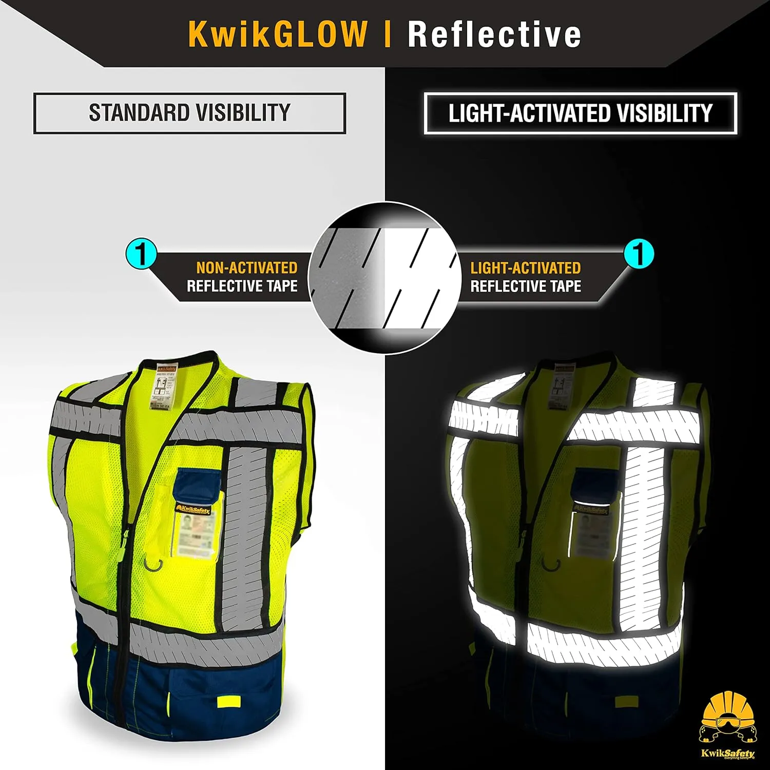 KwikSafety - Charlotte, NC - SHERIFF & SPECIALIST Safety Vest [Multi-Use Pockets & Fishbone Tape] ANSI Tested OSHA