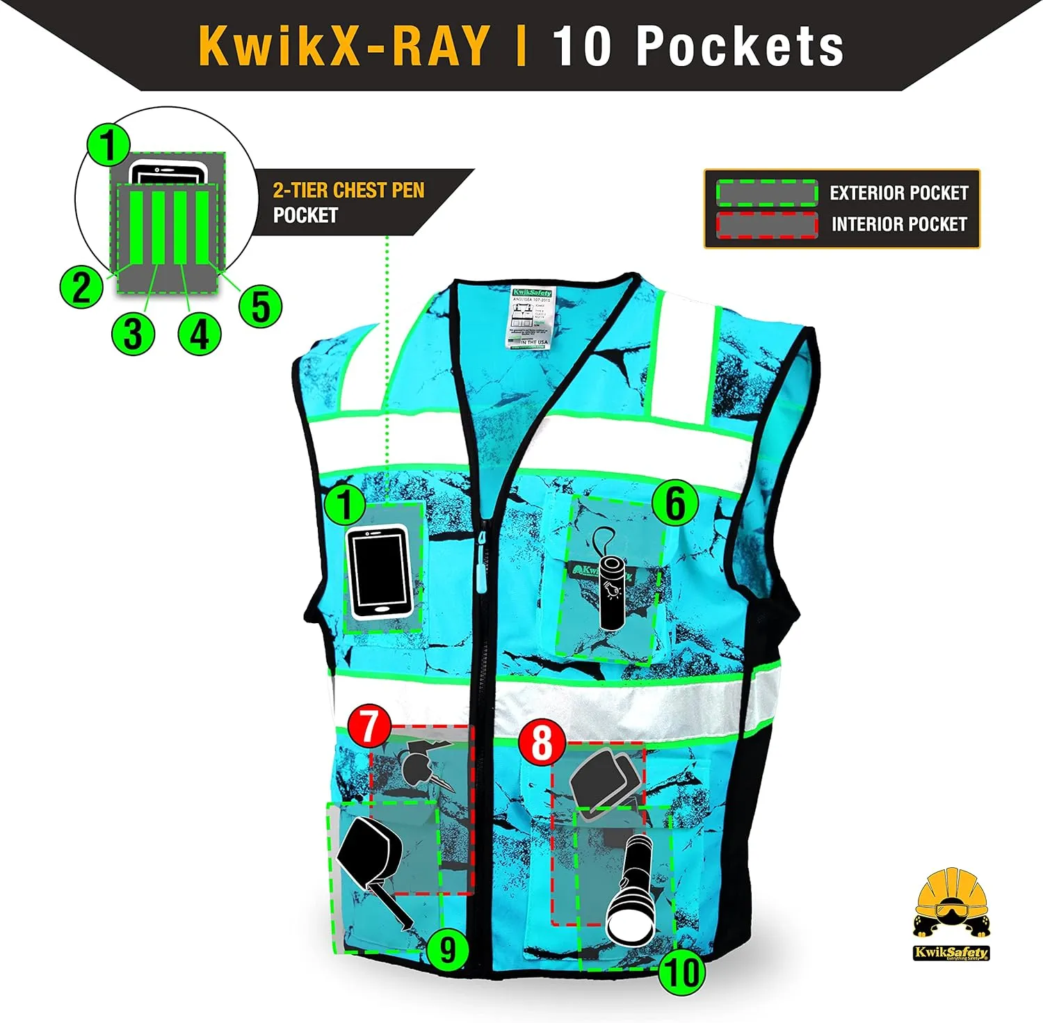 KwikSafety - Charlotte, NC - UNCLE WILLY'S WALL Safety Vest [Limited Edition Camo] Class 2 Hi Vis PPE ANSI OSHA Compliant