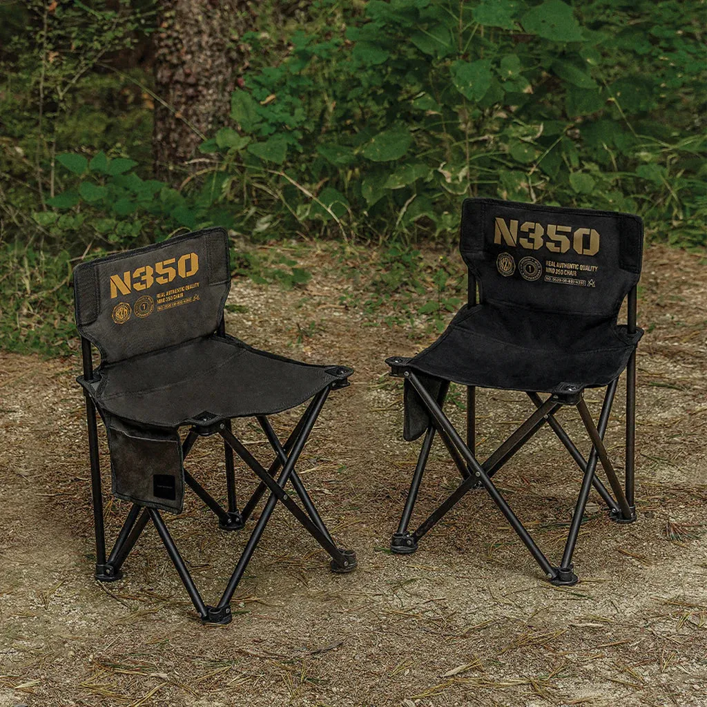 KZM Nino 350 Camping Chair - Black
