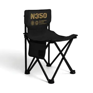 KZM Nino 350 Camping Chair - Black
