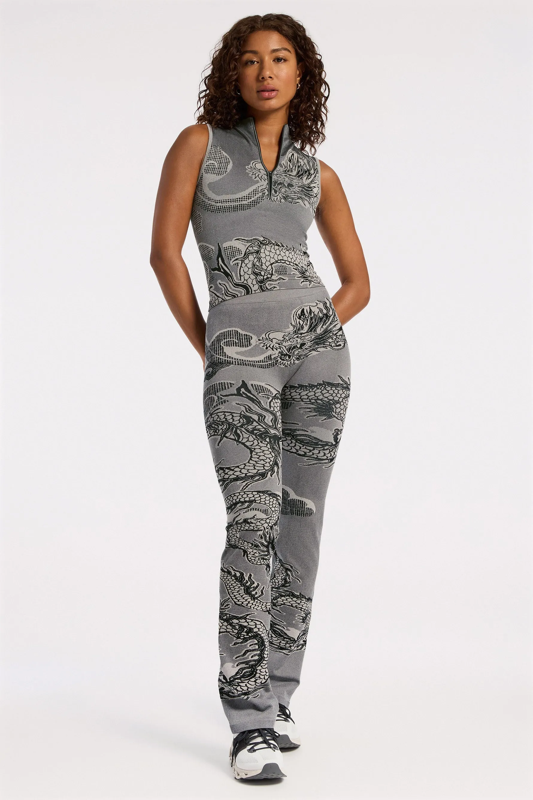 Lapp The Brand | Lapp Seamless Half Zip Dragon Vest | Multi