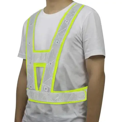 LED Reflective Vest for Enhanced Safety during Sports and Outdoor Activities