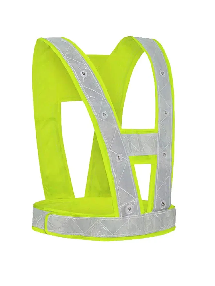 LED Reflective Vest for Enhanced Safety during Sports and Outdoor Activities