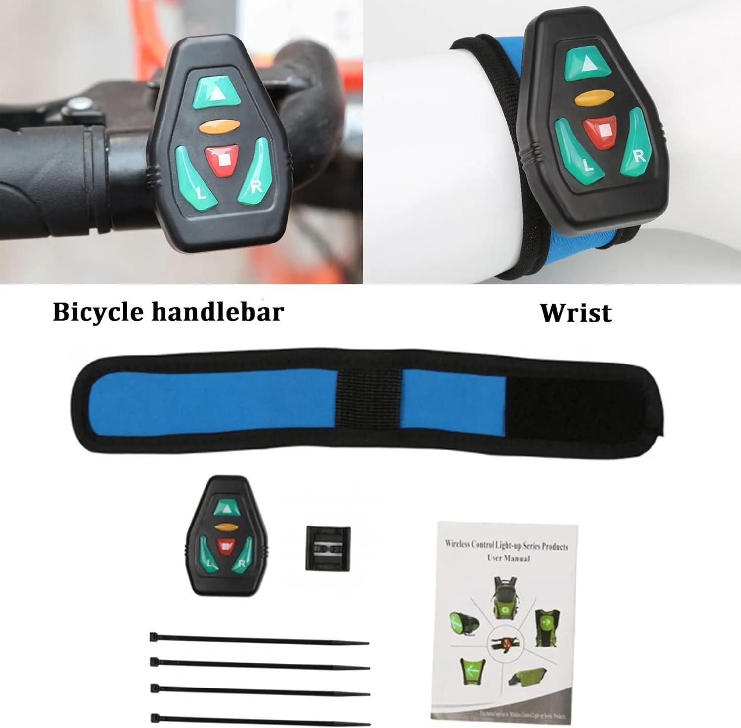 LED Turn Signal Vest USB Charging Safety Bike Pack High Visibility Direction Indicator Cycling Vest Gear