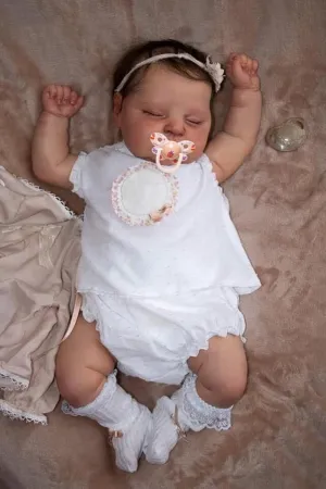 Lifelike Reborn Doll 20 Inch Reborn Baby Dolls Girl Soft Body Sleeping Newborn Baby Doll Real Looking Realistic Handmade Baby Babies Toy Gifts