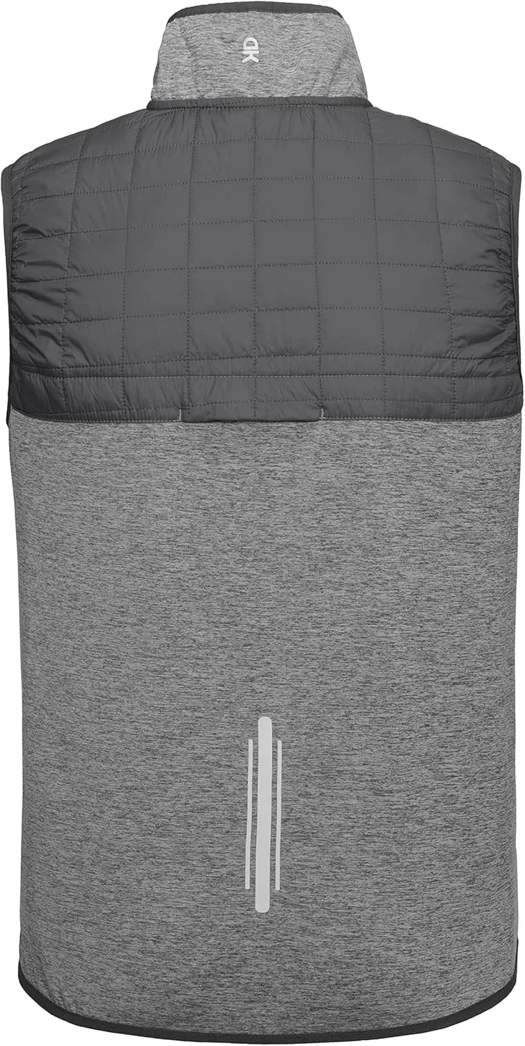 Little Donkey Andy Men's Lightweight Golf Vest Warm Outdoor Sleeveless Jacket for Hiking Travel Running Casual