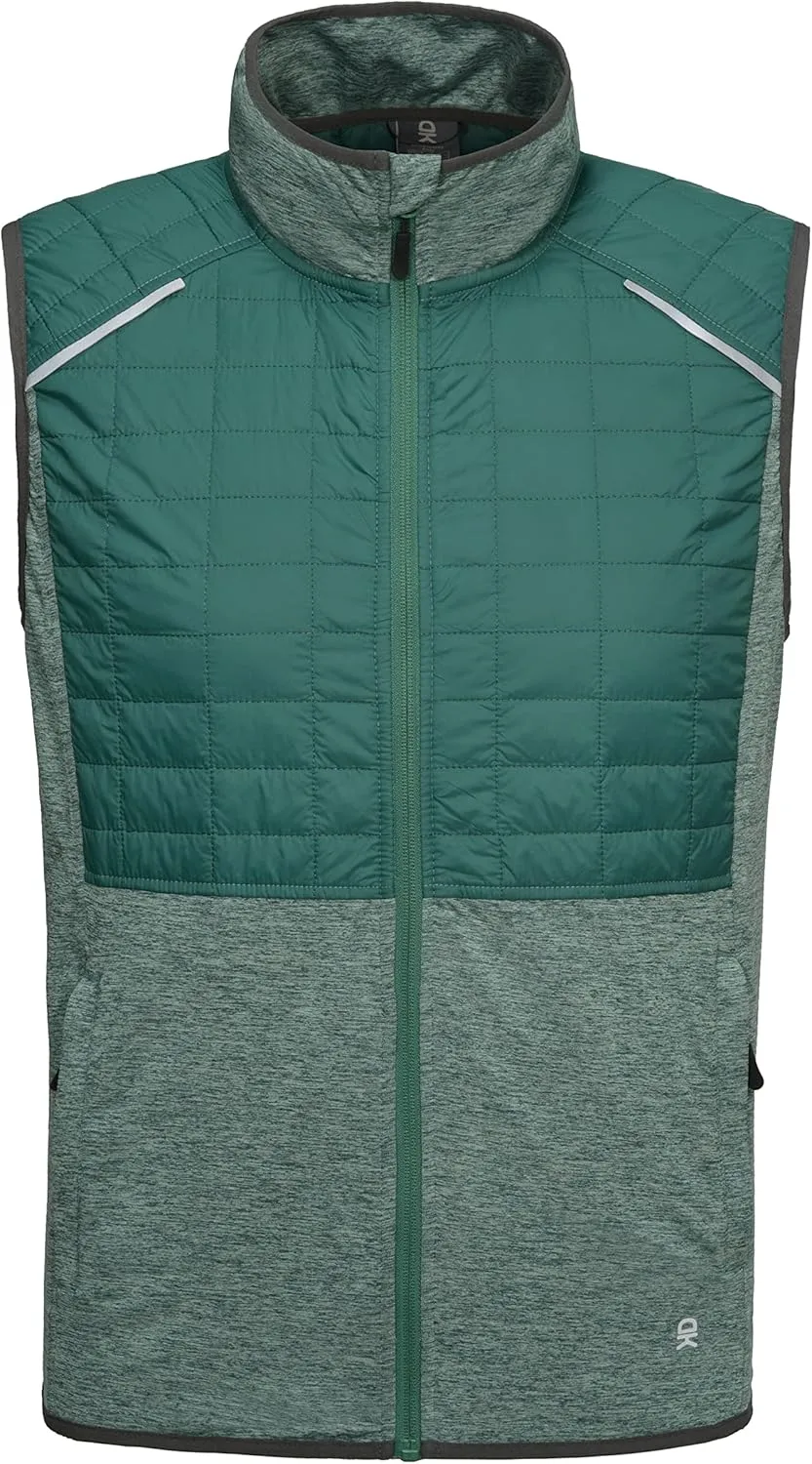 Little Donkey Andy Men's Lightweight Golf Vest Warm Outdoor Sleeveless Jacket for Hiking Travel Running Casual