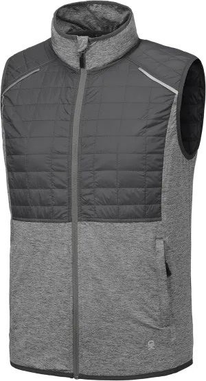 Little Donkey Andy Men's Lightweight Golf Vest Warm Outdoor Sleeveless Jacket for Hiking Travel Running Casual