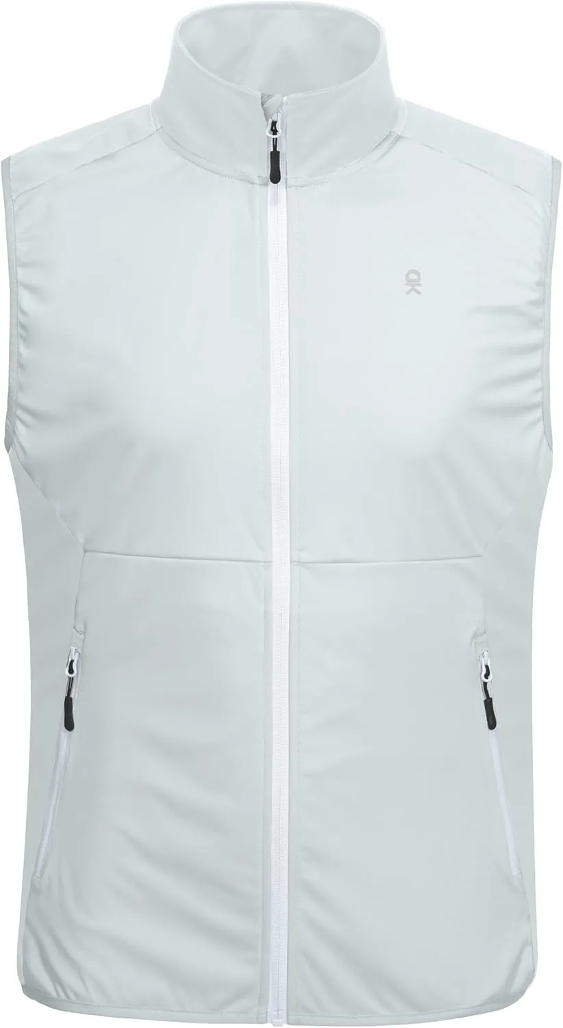 Little Donkey Andy Men's Water-resistant Outerwear Vests, Stretch Windproof Vest for Cycling, Running, Golf